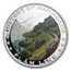 2011 Liberia Silver $5 Flam Line Railroad Proof