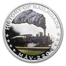 2011 Liberia Silver $5 MAV-220 Railroad Proof