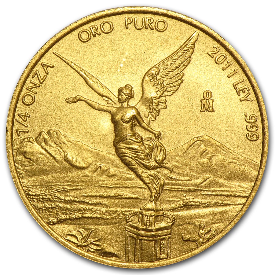 2011 Mexico 1/4 oz Gold Libertad BU