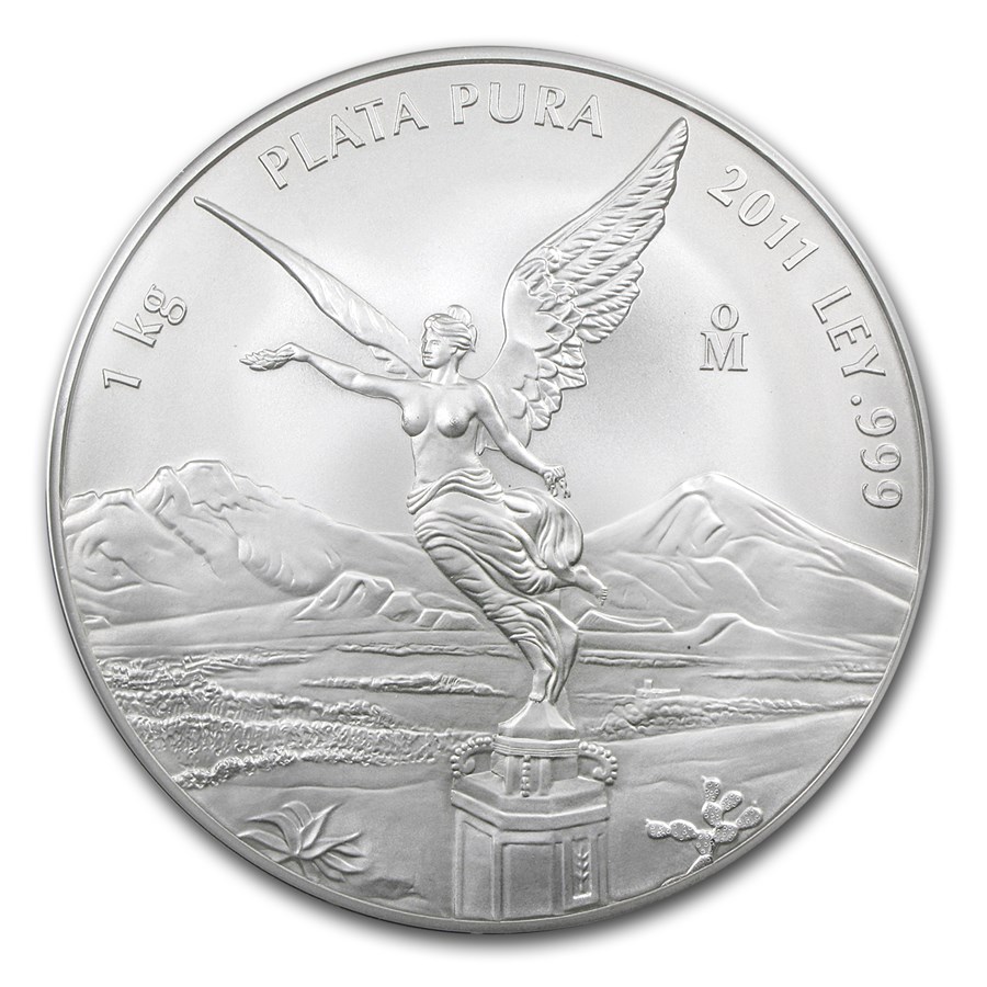 2011 Mexico 1 kilo Silver Libertad BU (In Capsule)