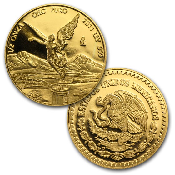 Buy 2011 Mexico 5-coin Gold Libertad Proof Set (1.9 Oz, Wood Box) 