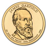 2011-P James Garfield Presidential Dollar BU