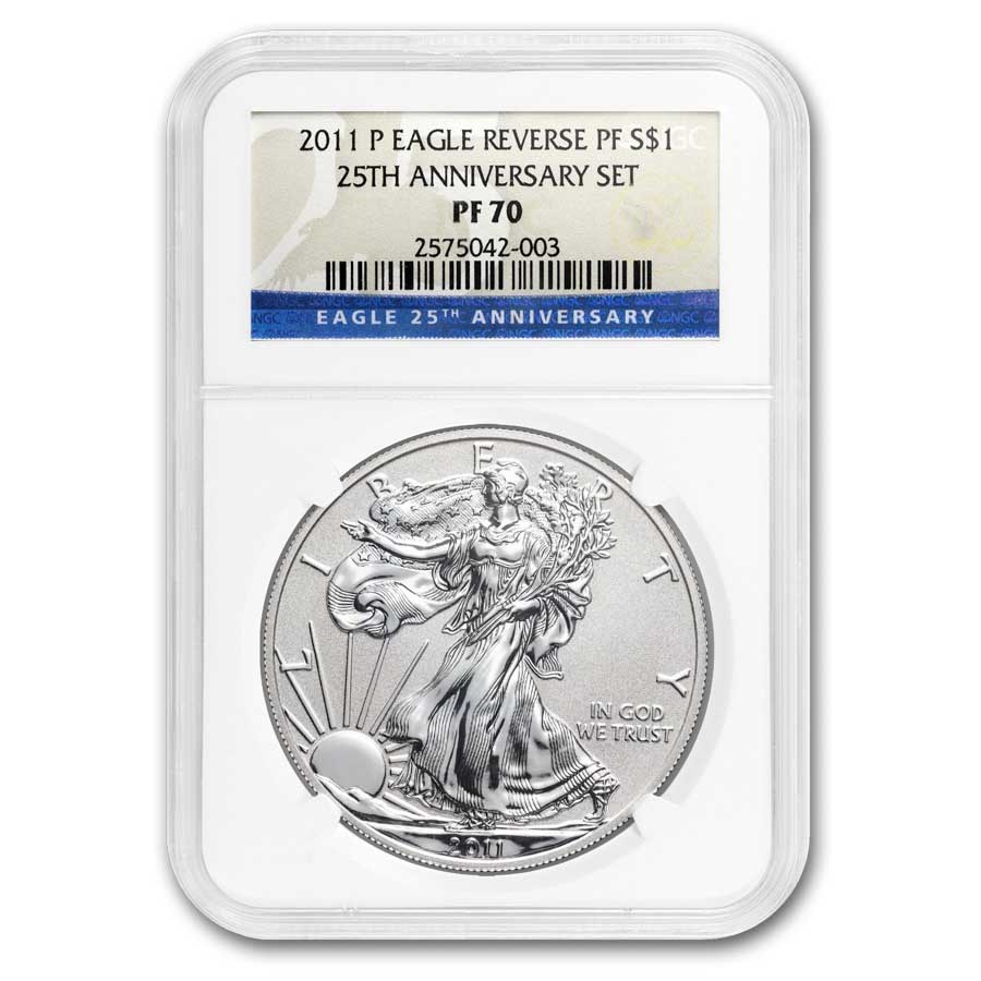 2011-P Reverse Proof American Silver Eagle PF-70 NGC