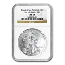 2011 (S) Silver Eagle MS-69 NGC (San Francisco Label)