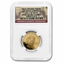 2011-W 1/2 oz Proof Gold Lucretia Garfield PF-69 NGC