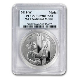 2011-W 9/11 National Medal PR-69 PCGS