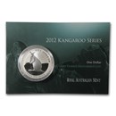 2012 Australia 1 oz Silver Kangaroo (In Display Card)