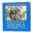 2012 Australia 1 oz Silver Koala BU (Gilded, w/Box & COA)