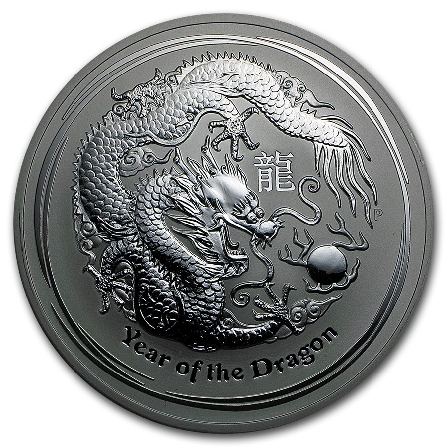 Buy 2012 Australia 10 oz Silver Year of the Dragon BU (Scruffy) | APMEX