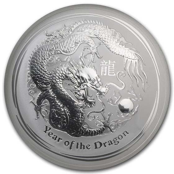 Buy 2012 Australia 10 oz Silver Year of the Dragon MS-70 NGC (ER) | APMEX