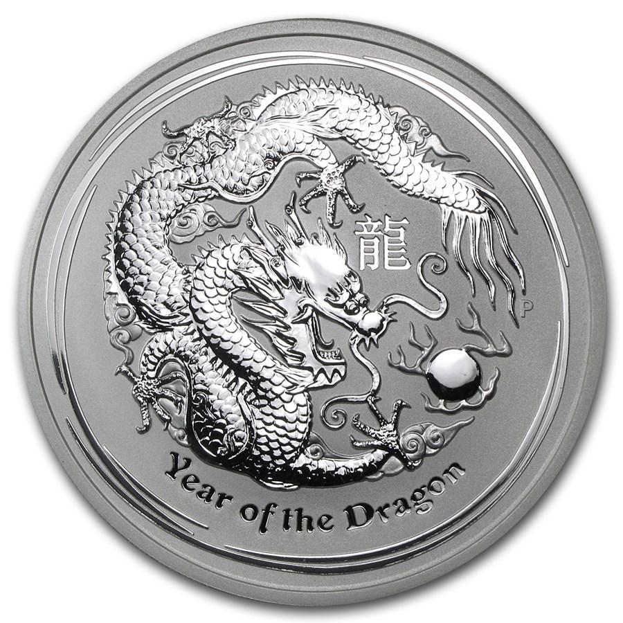 Buy 2012 Australia 5 oz Silver Year of the Dragon BU | APMEX