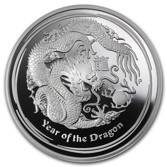 Buy 2012 Australia 5 oz Silver Year of the Dragon Proof | APMEX