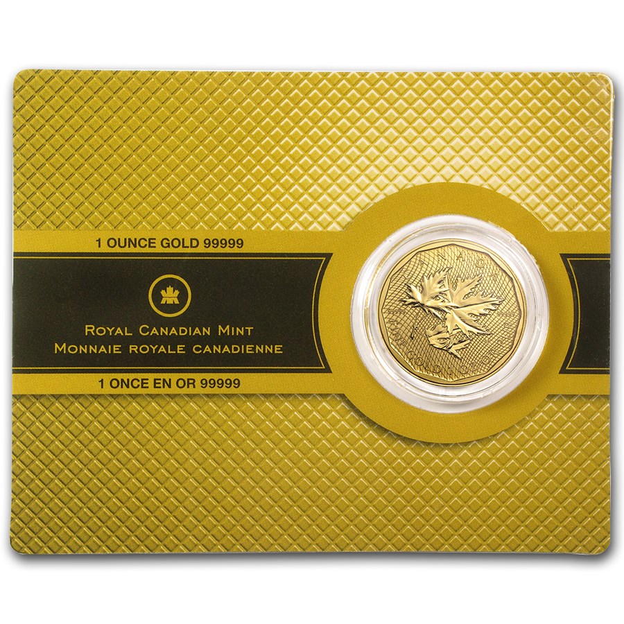 2012 Canada 1 oz Gold Maple Leaf .99999 BU (w/Assay Card)