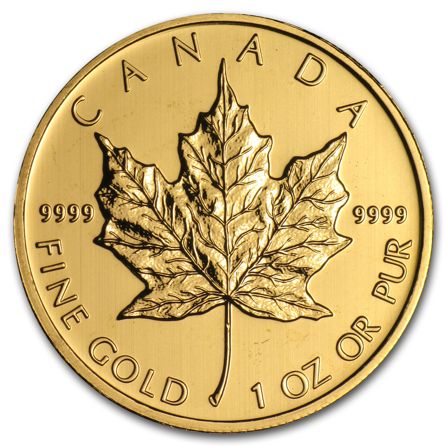 Buy 2012 Canadian 1 oz Gold Maple Leaf BU APMEX