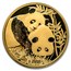 2012 China 5 oz Gold Panda Singapore Coin Fair (Abrasion)