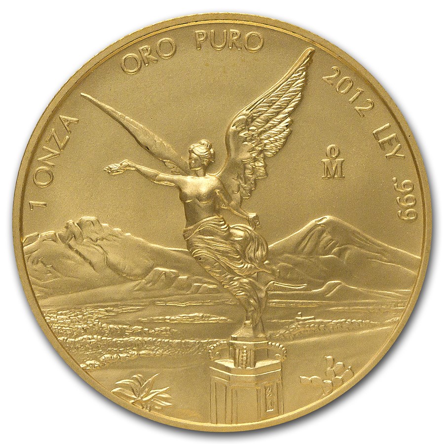 2012 Mexico 1 oz Gold Libertad BU