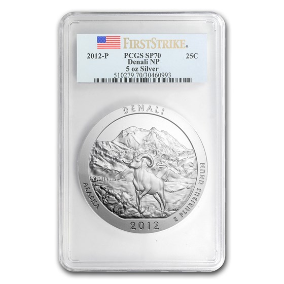 Buy 2012-P 5 oz Silver ATB Denali SP-70 PCGS (FS) | APMEX