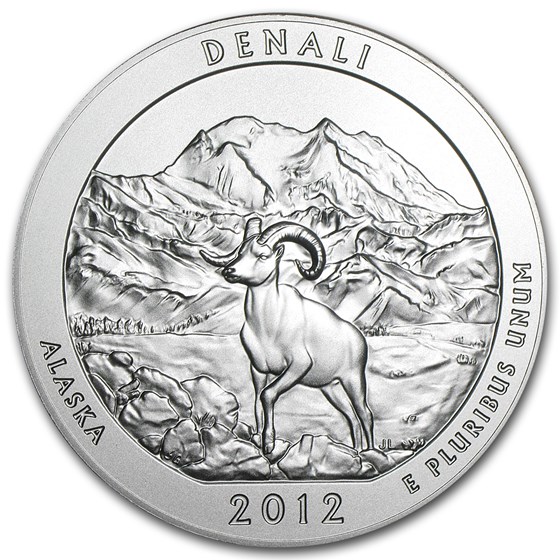 Buy 2012-P 5 oz Silver ATB Denali (w/Box & COA) | APMEX