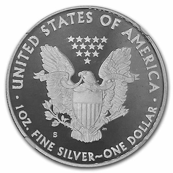 Buy 2012-S 2-Coin Proof Silver Eagle Set PF-69 NGC (ER, 75th Anniv) | APMEX