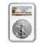 2012-S 2-Coin Proof Silver Eagle Set PF-70 NGC (ER,Trolley Label)