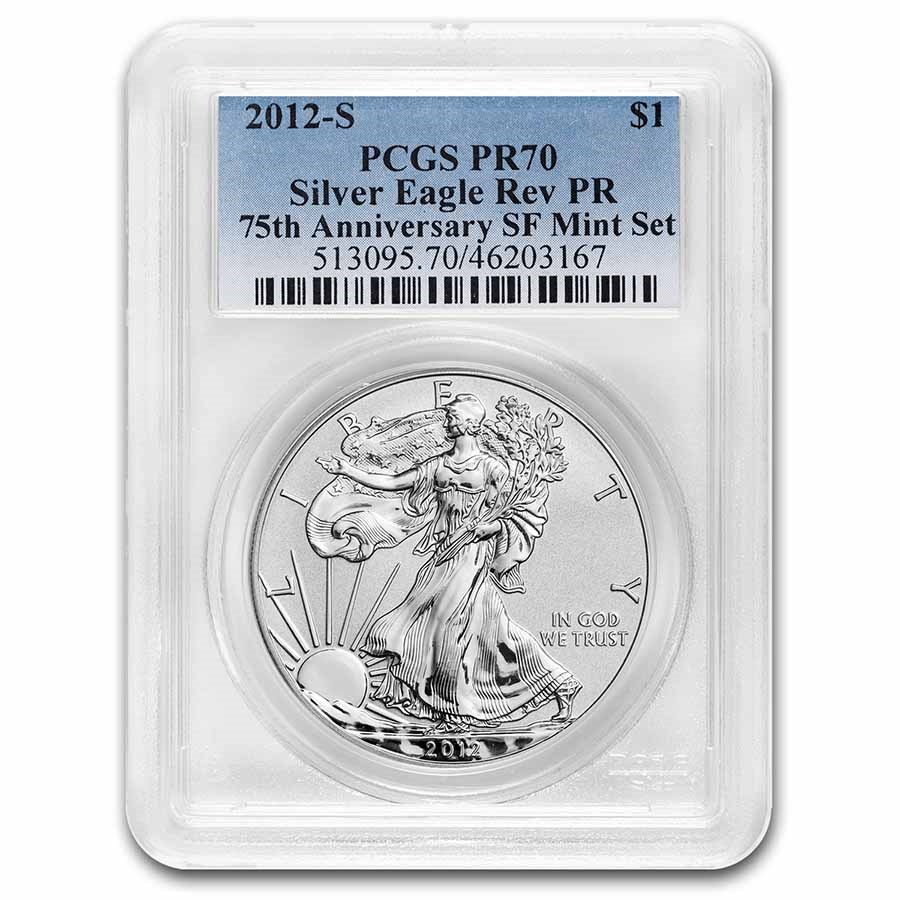 2012-S Reverse Proof Silver Eagle PR-70 PCGS