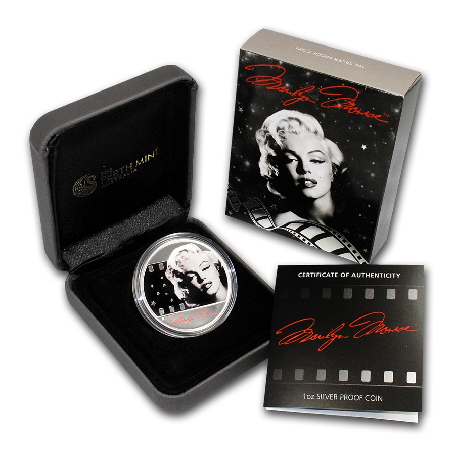 Buy 2012 Tuvalu 1 oz Silver Marilyn Monroe Proof | APMEX