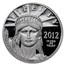 2012-W 1 oz Proof American Platinum Eagle (w/Box & COA)