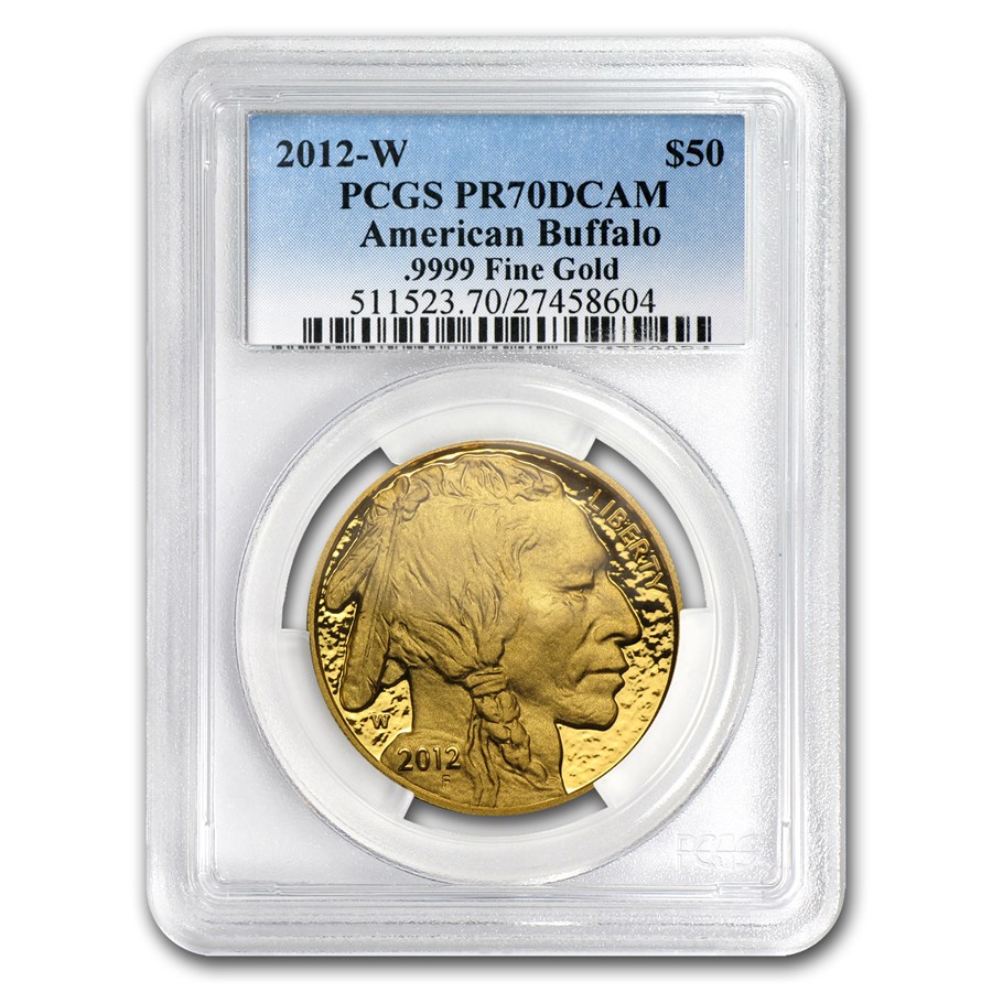 2012-W 1 oz Proof Gold Buffalo PR-70 PCGS