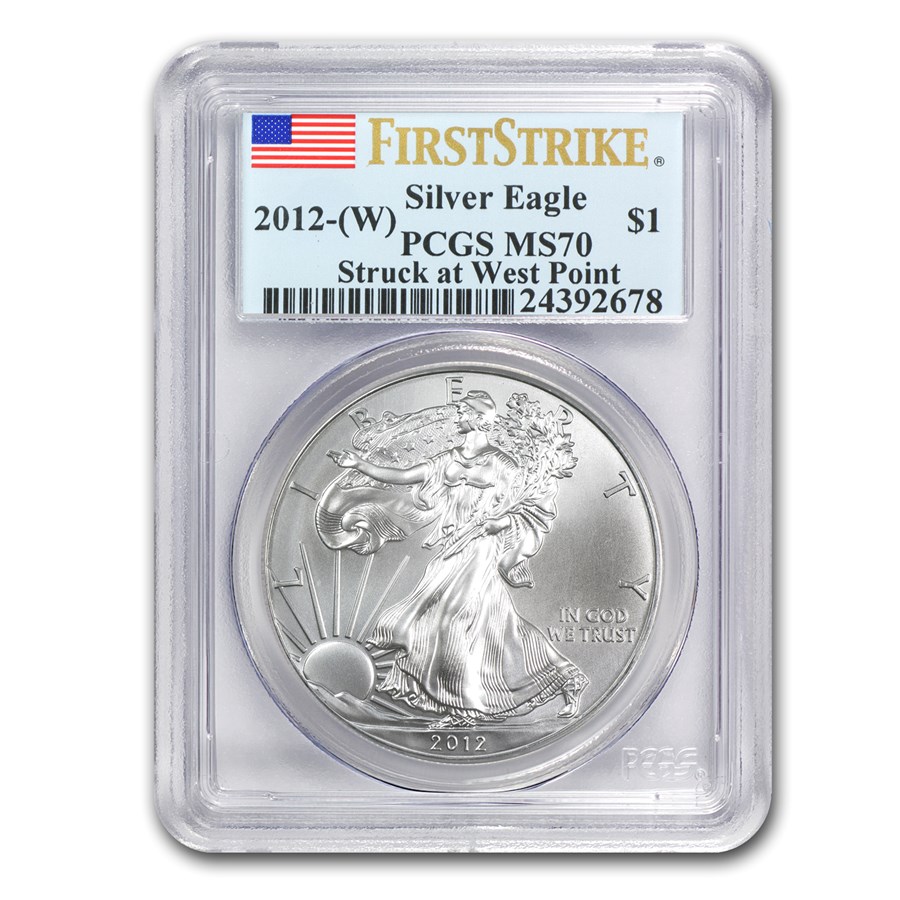 Buy 2012 (W) American Silver Eagle MS-70 PCGS (FirstStrike®) | APMEX