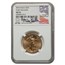 2013 1/2 oz American Gold Eagle MS-70 NGC (ER, Castle)