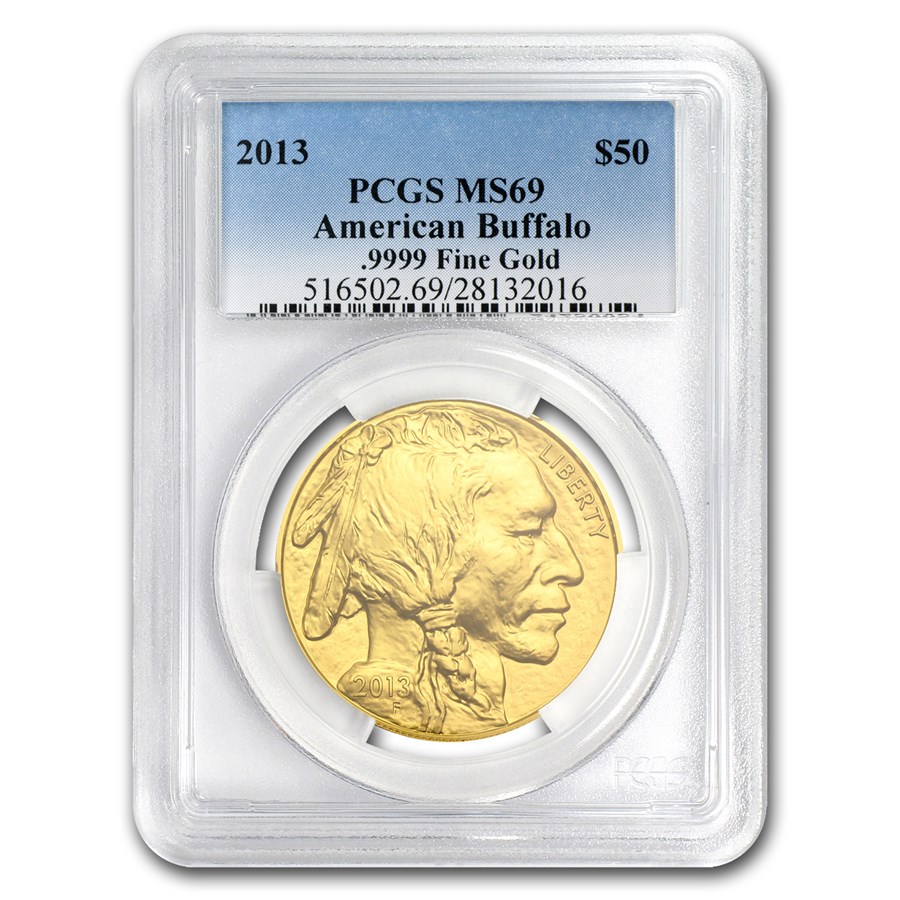 2013 1 oz Gold Buffalo MS-69 PCGS