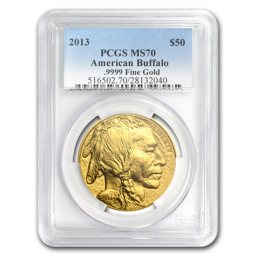 2013 1 oz Gold Buffalo MS-70 PCGS