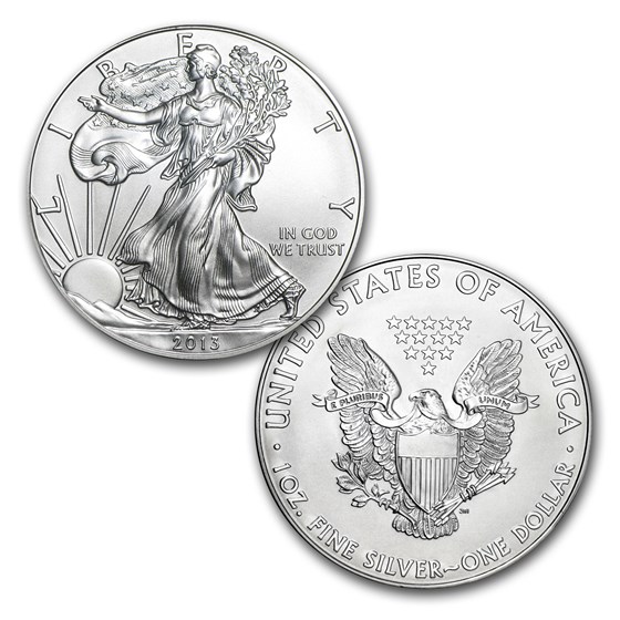 Buy 2013 1 oz Silver Eagle SF Mint (20-Coin MintDirect® Premier Tube ...