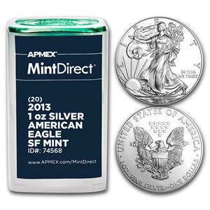 Buy 2013 1 oz Silver Eagle SF Mint (20-Coin MintDirect® Tube) | APMEX