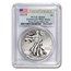 2013 2-Coin Silver Eagle Set MS/PR-69 PCGS (FS, West Point)