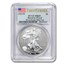 2013 2-Coin Silver Eagle Set MS/PR-69 PCGS (FS, West Point)