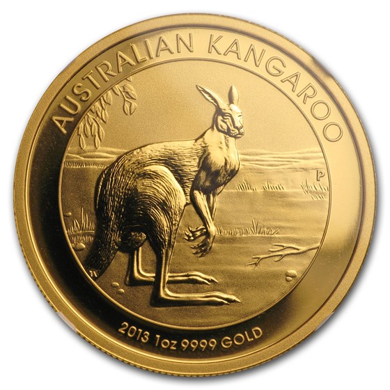 Buy 2013 Australia 1 oz Gold Kangaroo MS-70 NGC | APMEX