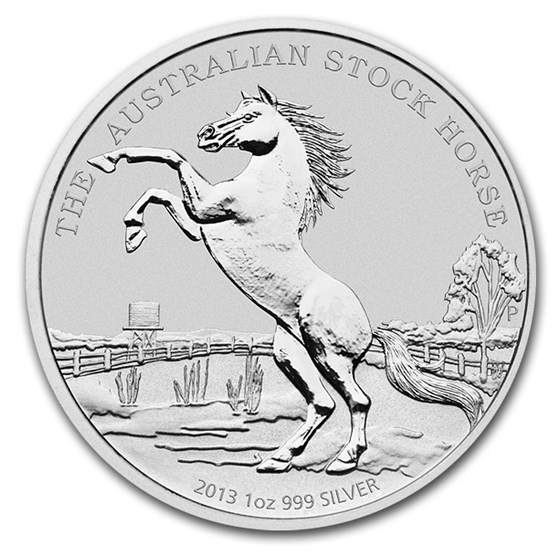 Buy 2013 Australia 1 oz Silver Stock Horse BU | APMEX