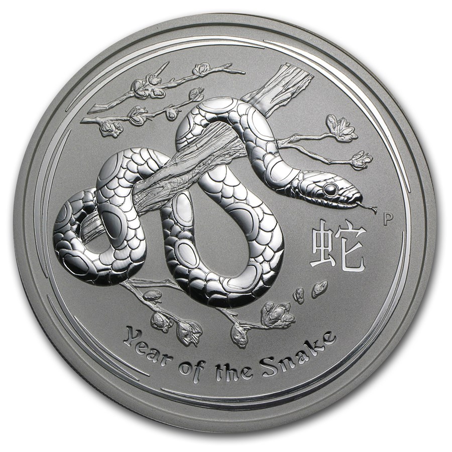 Buy 2013 Australia 5 oz Silver Year of the Snake BU | APMEX