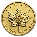 2013 Canada 1/20 oz Gold Maple Leaf BU