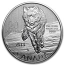 2013 Canada 1/4 oz Silver $20 Wolf (Capsule Only)