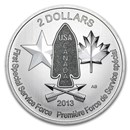 2013 Canada 3/4 oz Silver $2 Devil's Brigade