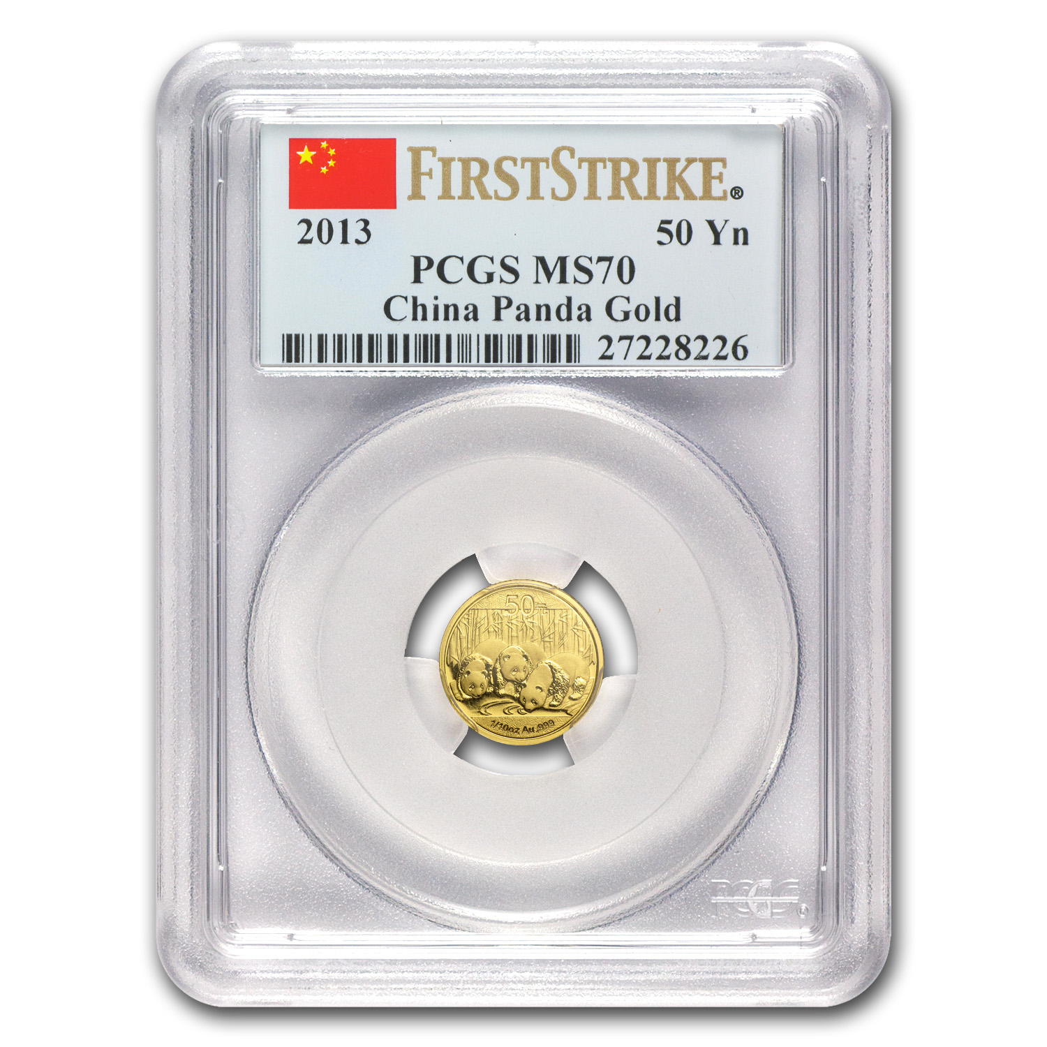 Buy 2013 China 1 10 oz Gold Panda MS 70 PCGS FirstStrike APMEX