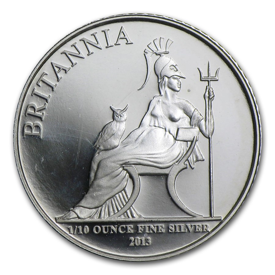 Buy 2013 Great Britain 1/10 oz Silver Britannia Proof (Abrasions) | APMEX