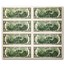 2013 (K-Dallas) $2 FRN CU (Fr#1940-K) 8 Note Uncut sheet