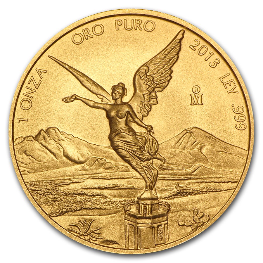 2013 Mexico 1 oz Gold Libertad BU