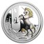 2013 Tuvalu 1 oz Silver Mythical Creatures Unicorn Proof