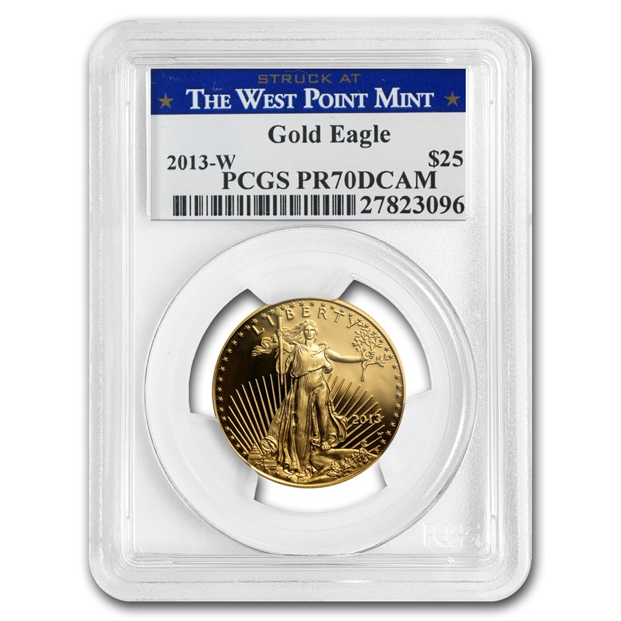 2013-W 1/2 oz Proof American Gold Eagle PR-70 PCGS