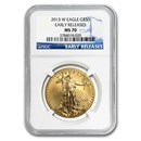 2013-W 1 oz Burnished Gold Eagle MS-70 NGC (ER/FR)