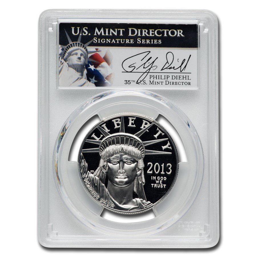 2013-W 1 oz Proof American Platinum Eagle PR-70 DCAM PCGS (Diehl)